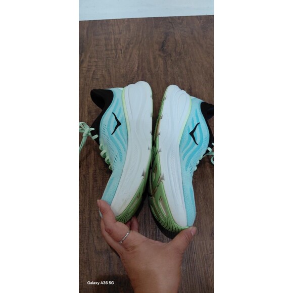 Size 9.5D - Hoka One One HOKA Bondi 9 Luna Moth Blue Spark men\'s Sneakers main image 7
